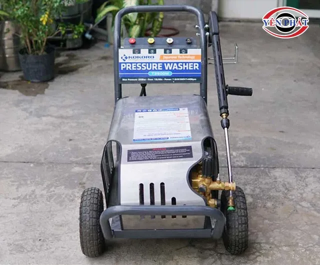 Máy rửa xe 3 pha Kokoro T3600M công suất 7,5kW chuyên nghiệp