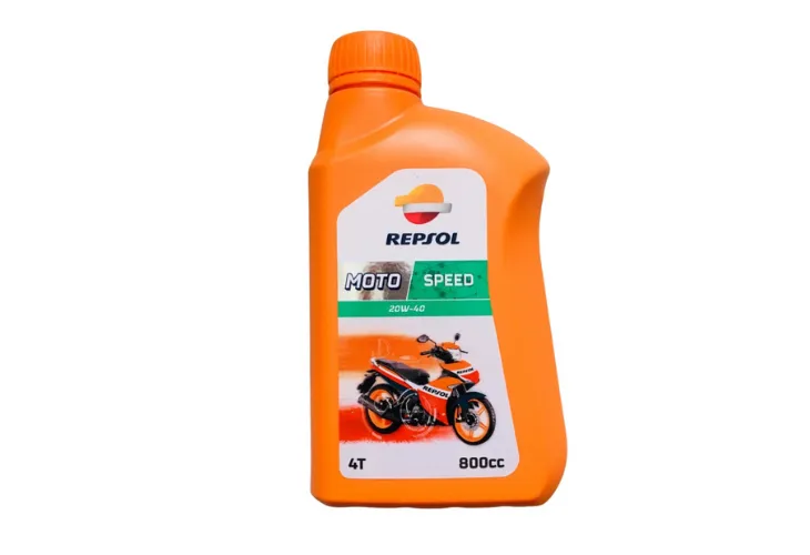 Nhớt Repsol Moto Speed 20W40 gốc khoáng cho xe số Yamaha, giá thành thấp