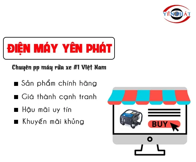 Nơi mua máy rửa xe Kouritsu uy tín cần có đầy đủ chính sách và dịch vụ hỗ trợ khách hàng