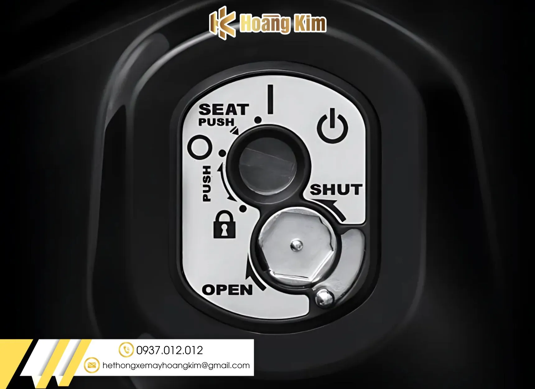 Ổ khóa thông minh 4 trong 1 của xe Wave RSX FI mang lại sự an tâm tuyệt đối