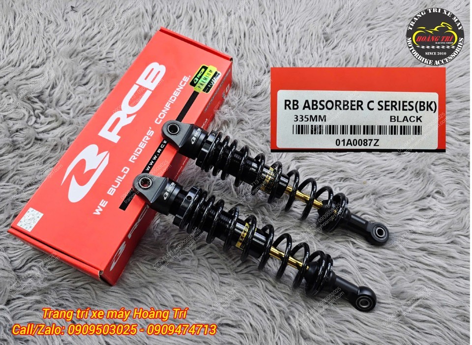 Xe Wave Vàng Đen: Nâng Cấp Phuộc Sau RCB VE Đen Ti Vàng Cho Hiệu Năng Vượt Trội Và Thẩm Mỹ Đẳng Cấp