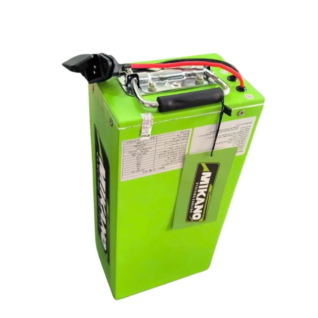 Pin lithium xe điện 48V 15Ah kiểu đứng Mikano