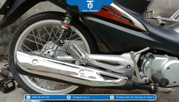 Pô xe Wave Honda chính hãng, đảm bảo âm thanh và hiệu suất động cơ