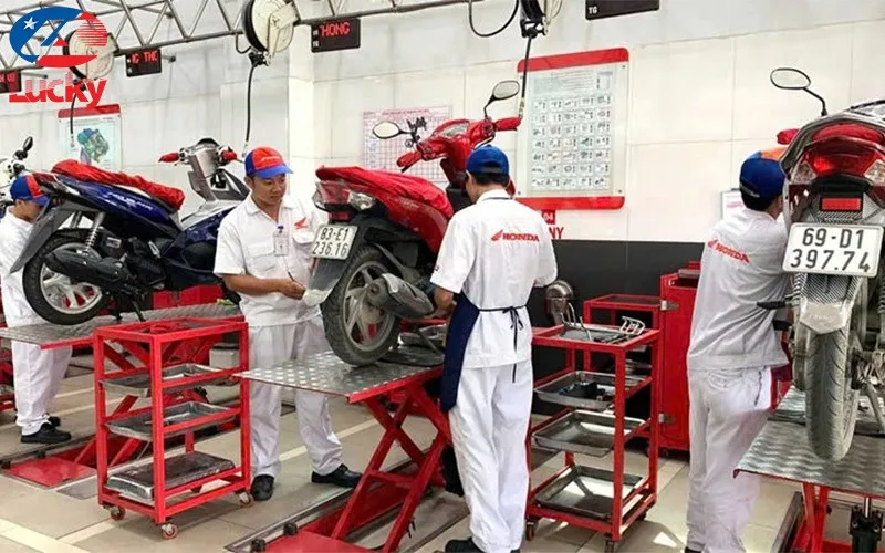 Quy trình bảo dưỡng định kỳ xe máy Honda tại các đại lý chính hãng
