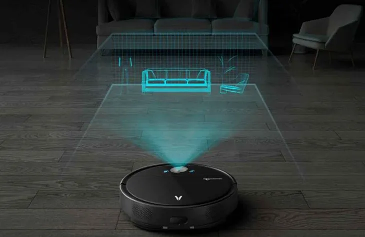 Robot Hút Bụi có camera (mắt thần) lập bản đồ và lịch trình dọn dẹp thông minh