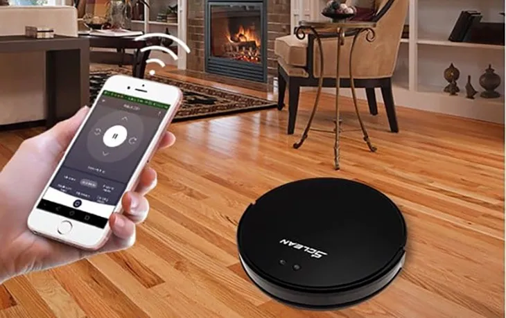 Tiện ích điều khiển Robot Hút Bụi qua ứng dụng điện thoại thông minh