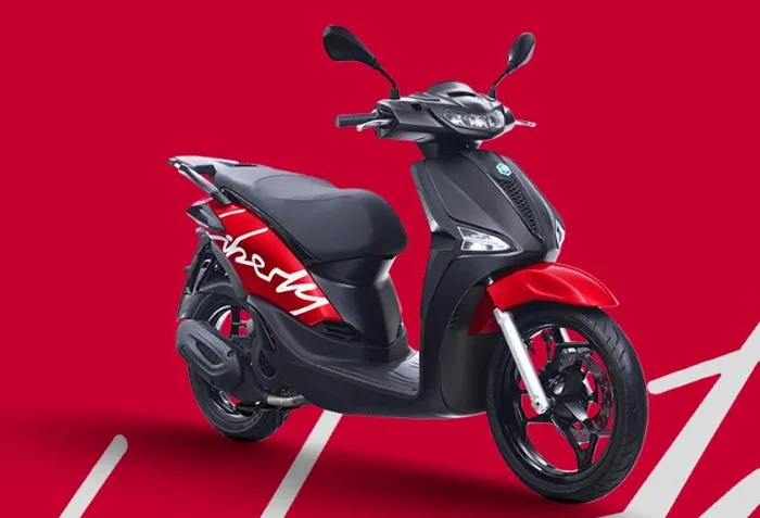 Chi tiết Piaggio Liberty 125 Z màu xanh trắng 2025
