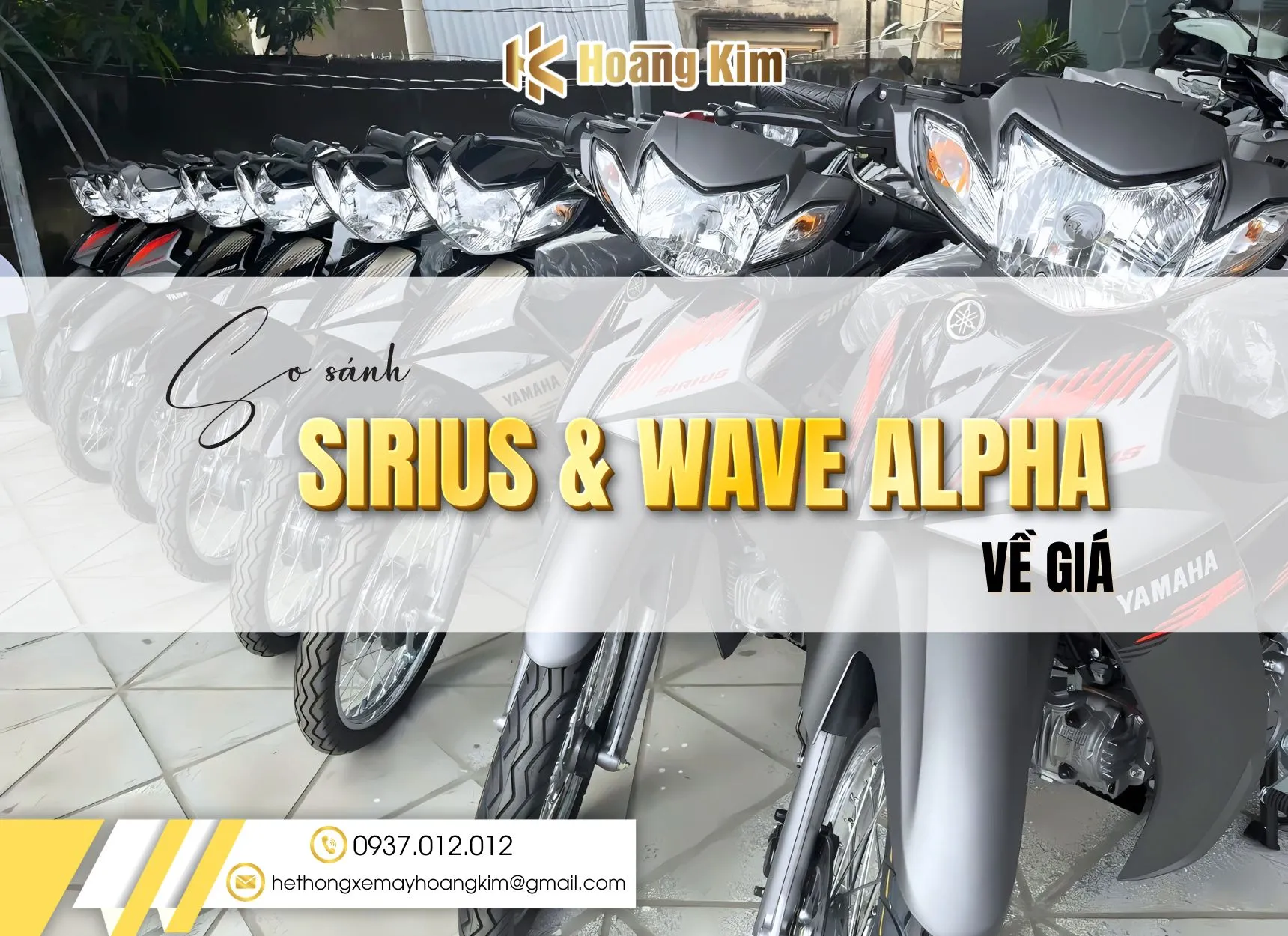 Đánh giá về chi phí sở hữu và giá thành của xe Yamaha Sirius và Honda Wave Alpha