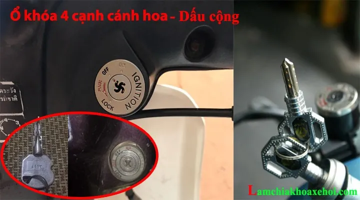 Phụ tùng và giá thay ổ khóa mới cho xe máy Dream Honda