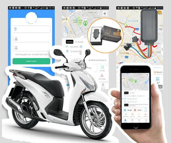 Lưu ý định vị xe máy