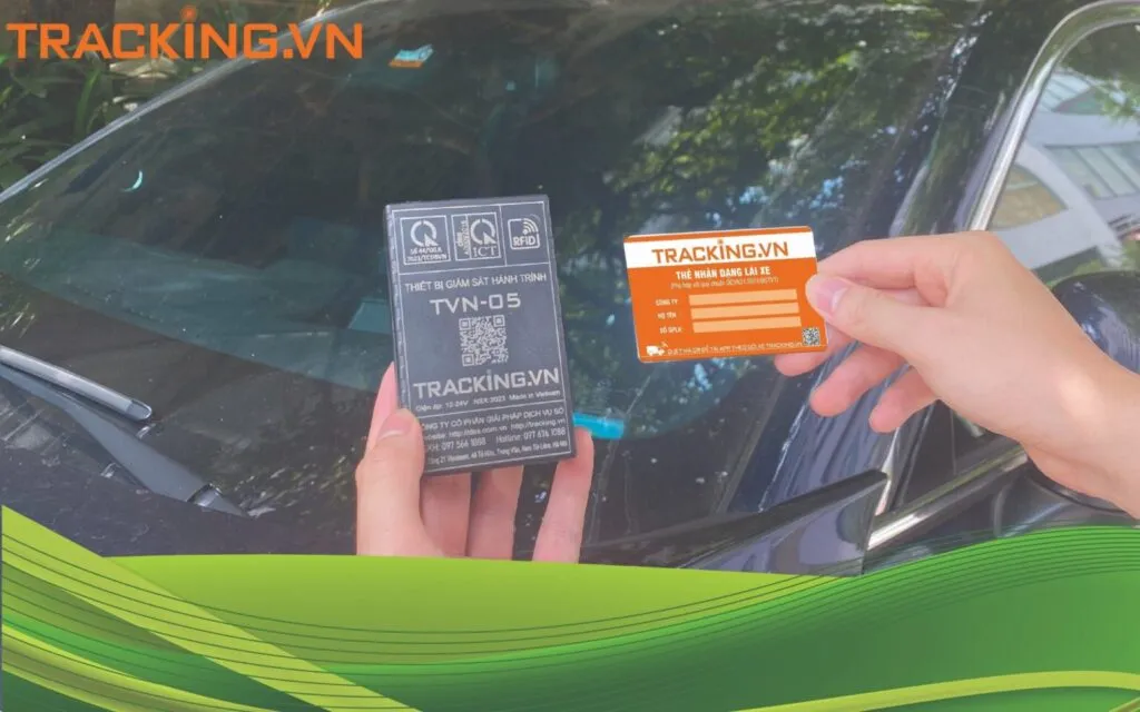 Thiết bj định vị GPS kèm theo thẻ nhận dạng lái xe của DSS