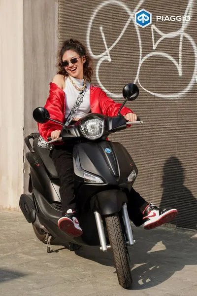 Thiết kế thanh lịch của xe Liberty 125 Piaggio