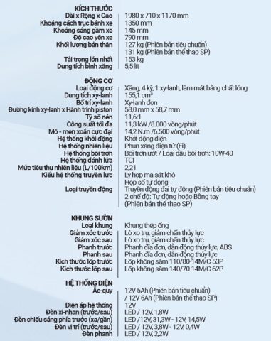 Giá Săm Xe Máy Sirius Chính Hãng: Cập Nhật Bảng Giá, Thông Số Kỹ Thuật Và Kinh Nghiệm Mua Tốt Nhất 4 Giá Săm Xe Máy Sirius Chính Hãng: Cập Nhật Bảng Giá, Thông Số Kỹ Thuật Và Kinh Nghiệm Mua Tốt Nhất