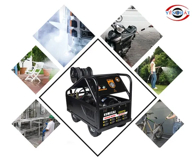 Ứng dụng của máy rửa xe trong gia đình và công nghiệp