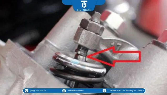 Van tái tuần hoàn khí xả ERG ngừng hoạt động