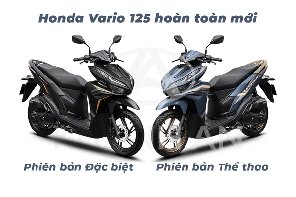 Honda Vario 125 phiên bản đặc biệt màu đen cá tính