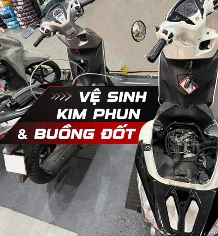 Tiêu Chuẩn Vệ Sinh Buồng Đốt Xe Wave Và Hệ Thống Kim Phun Điện Tử