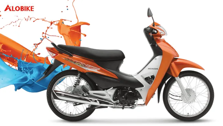 Xe Honda Wave Alpha 2016 màu cam đen trẻ trung