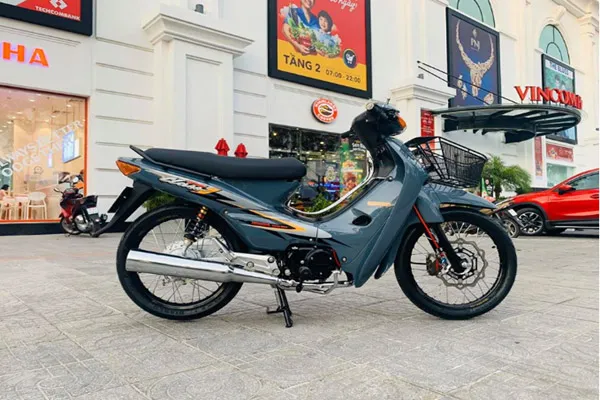 Wave độ phong cách “xanh xi măng” kết hợp bộ tem Honda Ex5 1 cực thu hút