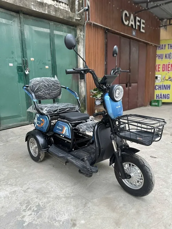 Xe Điện Ba Bánh Cũ Giá Rẻ Dành Cho Người Già Và Khuyết Tật, một dòng xe máy giá rẻ tại Đà Nẵng phục vụ nhu cầu đặc biệt