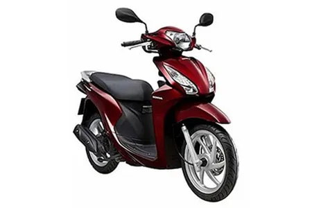 Xe tay ga Honda Vision đời mới, phổ biến với giá thuê xe máy ở Đà Nẵng hợp lý và tiện lợi cho du khách