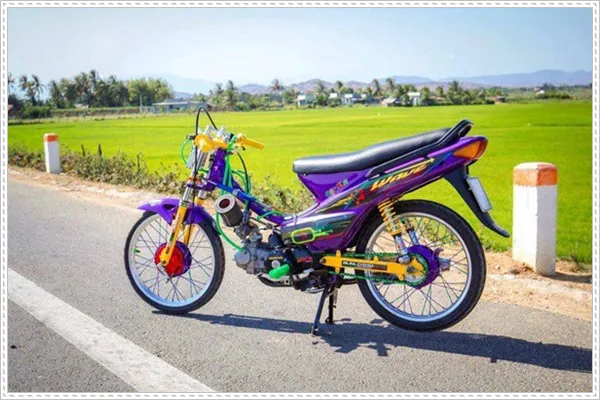 Honda Wave độ Drag với thiết kế gọn nhẹ, tập trung vào hiệu suất vận hành