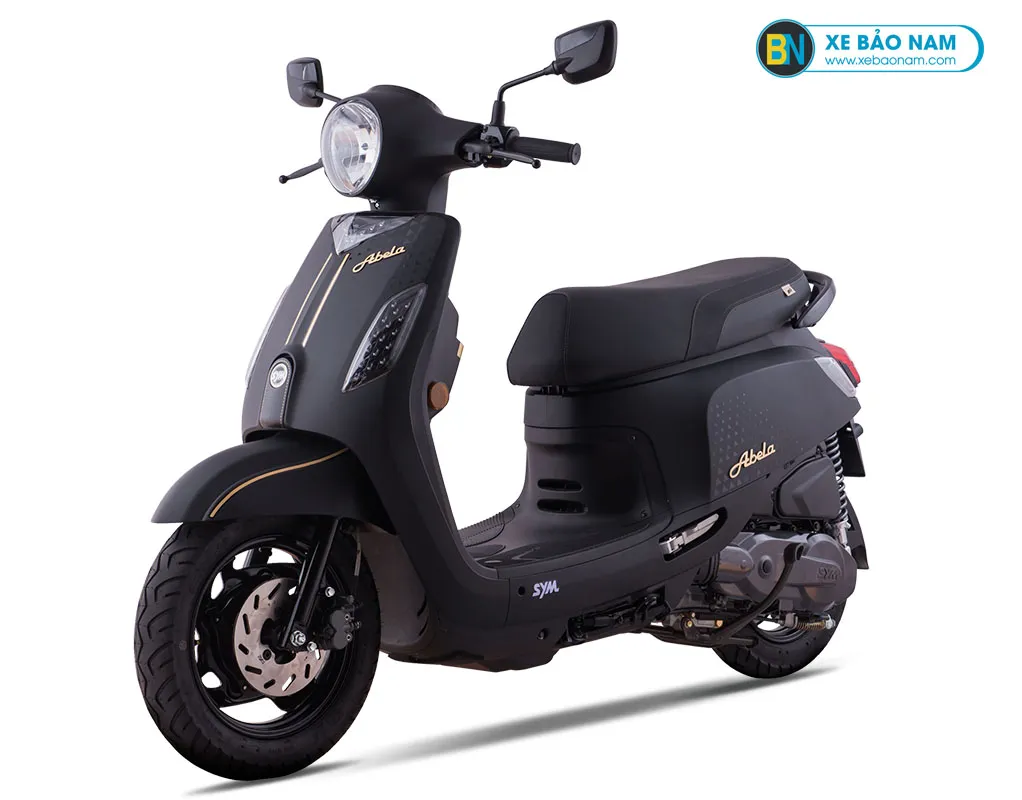Xe máy Abela 110 màu đen và đánh giá chi tiết thiết kế, động cơ