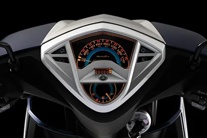 Chi tiết mặt đồng hồ thiết kế mới của xe Luvias Fi 125cc