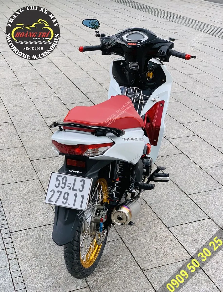 Sản phẩm có màu đỏ nổi bật giống hoàn toàn với mẫu zin bên Thái