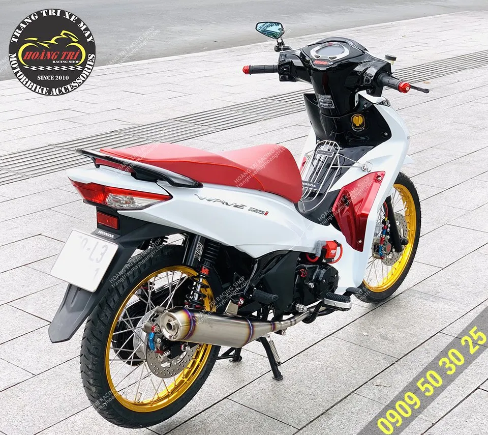 Chất hơn khi kết hợp với các phụ kiện biến hình Wave i 125