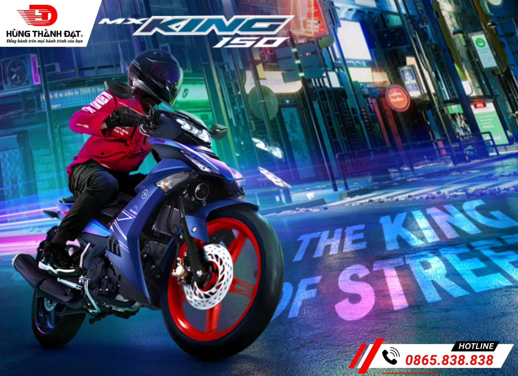 Giá MX King 150 nhập khẩu tốt nhất tại đại lý xe máy Hùng Thành Đạt