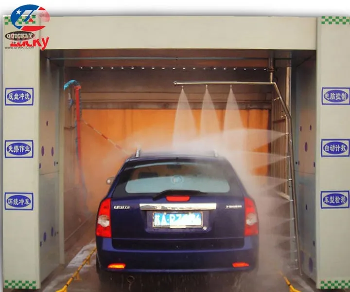 Hệ thống rửa xe tự động làm việc theo dây chuyền