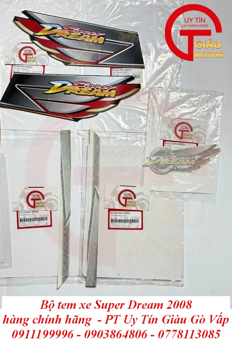 Bộ Tem Rời Xe Wave Đen Bạc Chất Lượng Cao: Nâng Cấp Diện Mạo Bền Vững