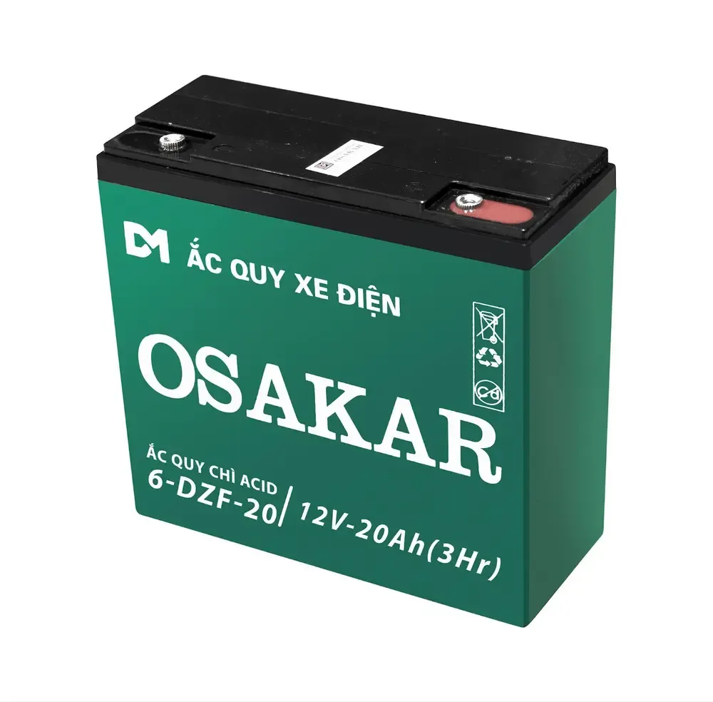 Cận cảnh bộ bình ắc quy xe máy điện chính hãng