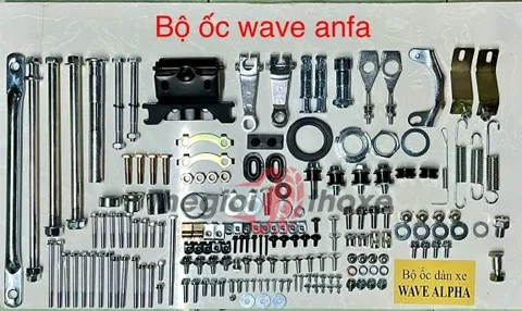 Full bộ ốc xe wave alpha