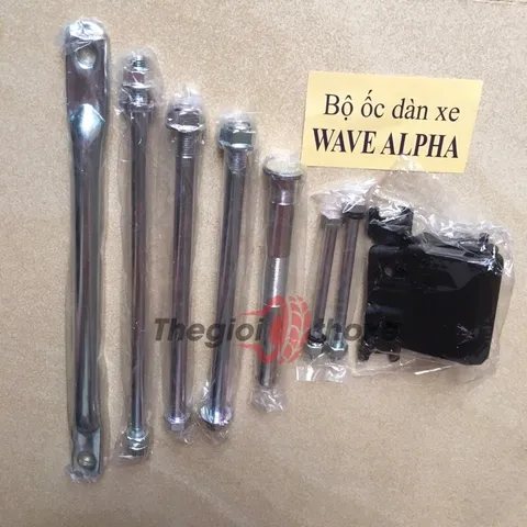 - Trục :  gắp + sau + trước + chân chống + treo máy .