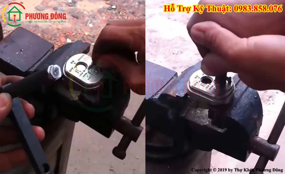Dụng cụ mở khóa từ xe máy Honda khẩn cấp