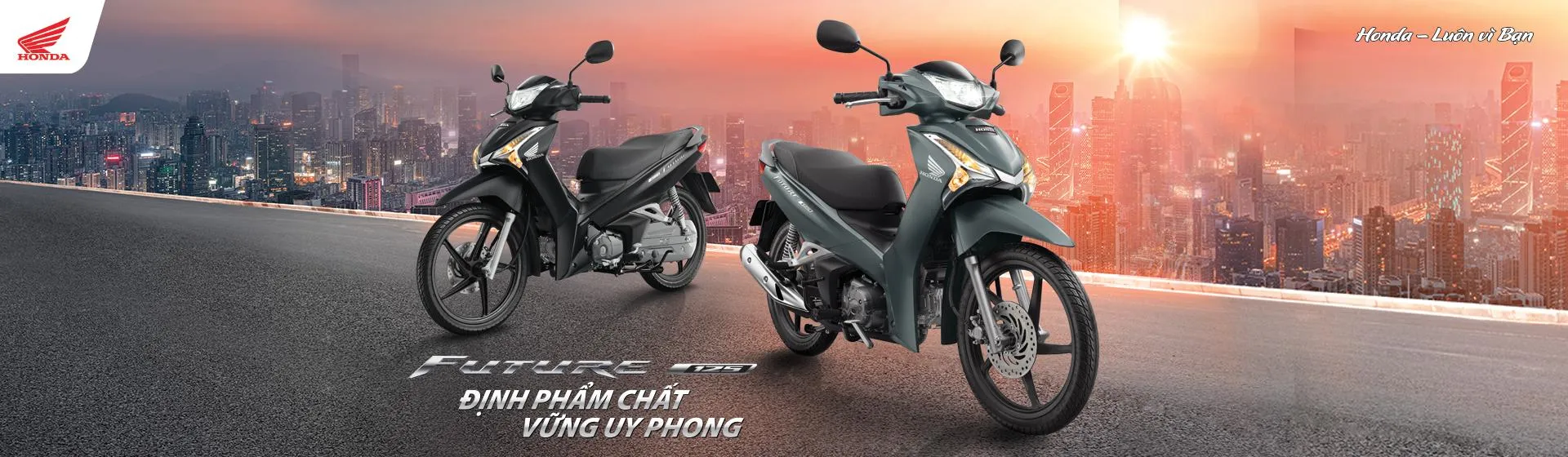 Mẫu xe Honda Future 125Fi phiên bản mới với đèn pha LED hiện đại
