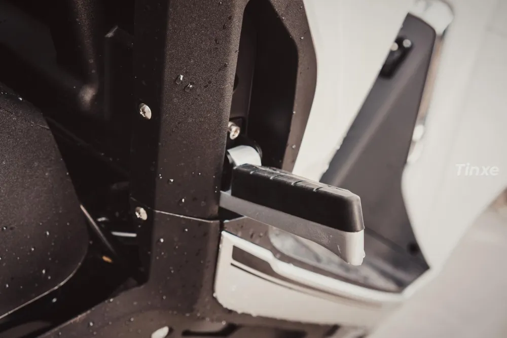 Thiết kế đuôi xe bề thế với baga sau chắc chắn của Pega eSH