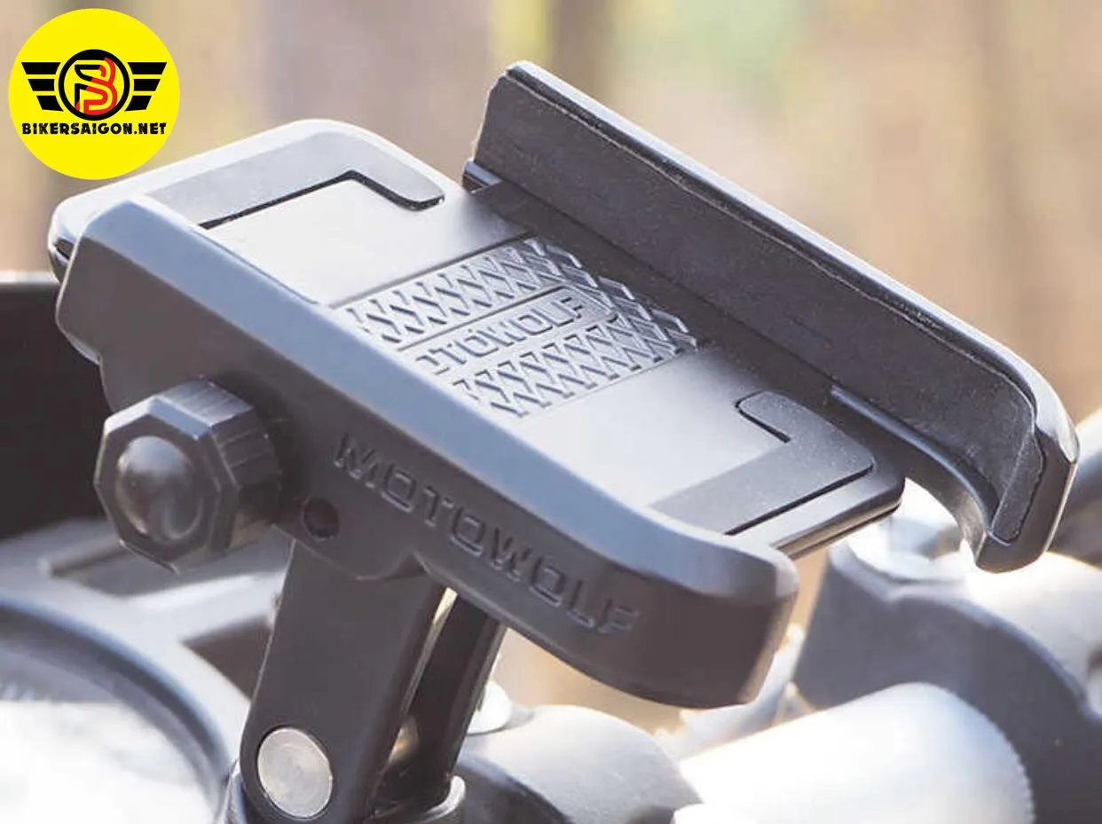 Mẫu giá gắn điện thoại xe máy lắp trực tiếp trên ghi đông dành cho xe motor