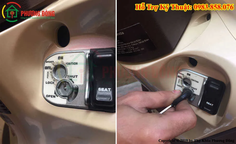 Cấu tạo nắp từ xe máy Honda với hệ thống nam châm bảo vệ