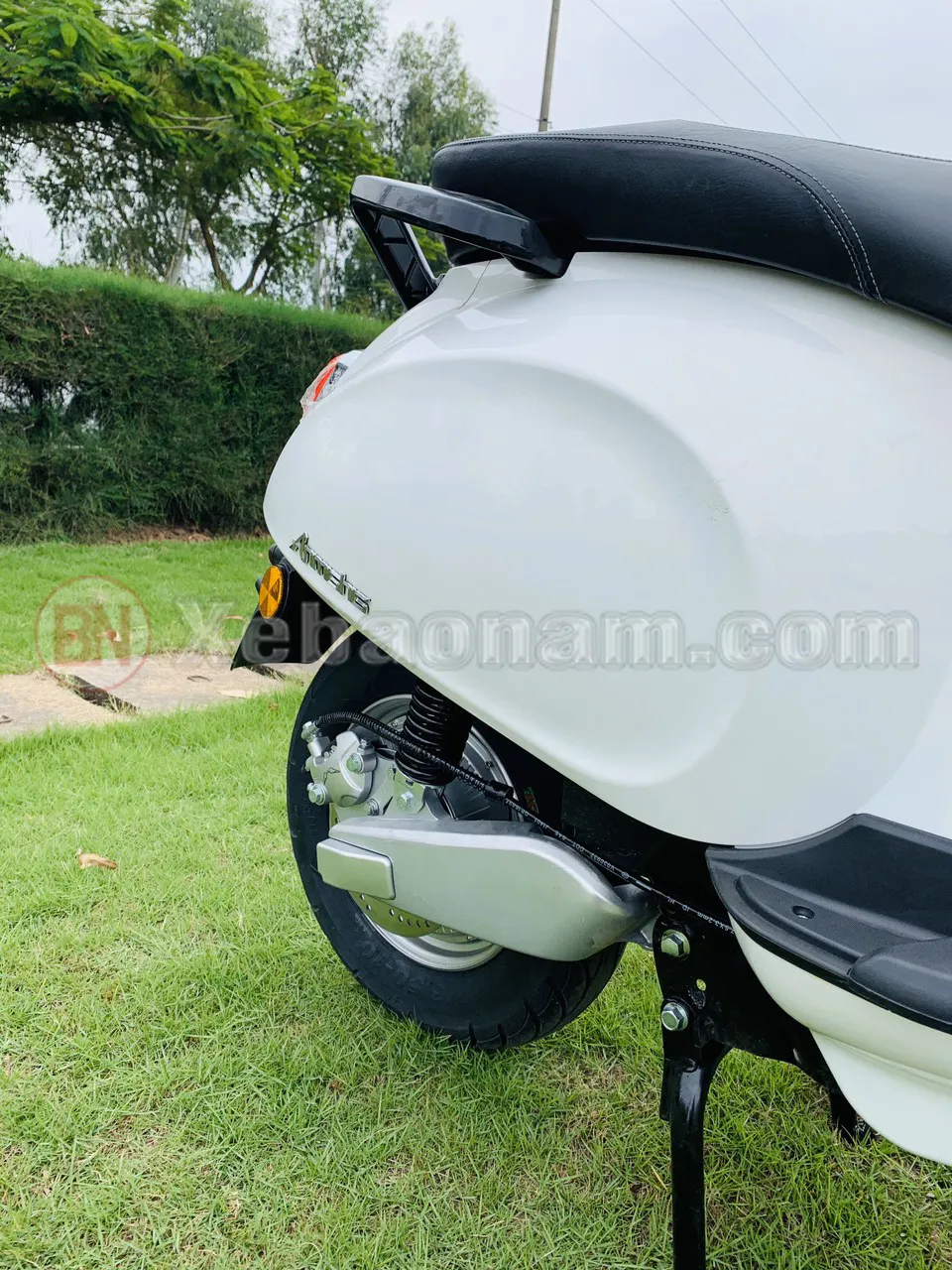 Tem xe tinh tế khẳng định thương hiệu và chất lượng của dòng máy điện Anmshi