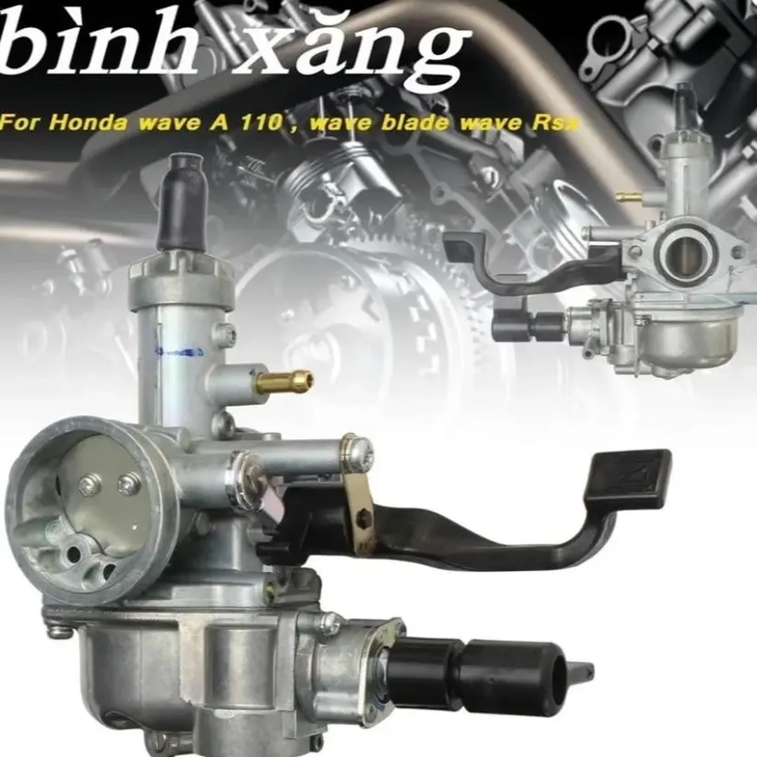bình xăng con wave 110 cận cảnh cổ hút và thân bình