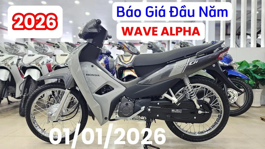 Xe Wave Alpha Giá Bao Nhiêu Cập Nhật 2026? 2 Review giá Honda Wave Alpha 2026 tại đại lý