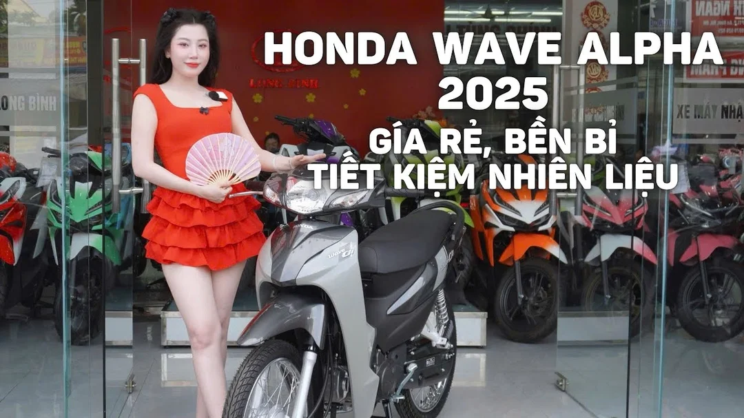Review Honda Wave Alpha 110 2025 giá rẻ bền bỉ tiết kiệm nhiên liệu