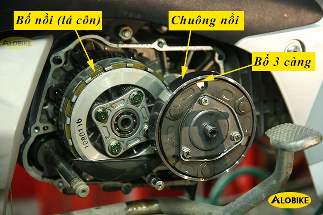 Hướng dẫn bảo dưỡng xe Wave đúng cách giúp xe bền bỉ và tiết kiệm xăng 11 Quy trình bảo dưỡng hệ thống truyền động và bộ nồi xe Wave