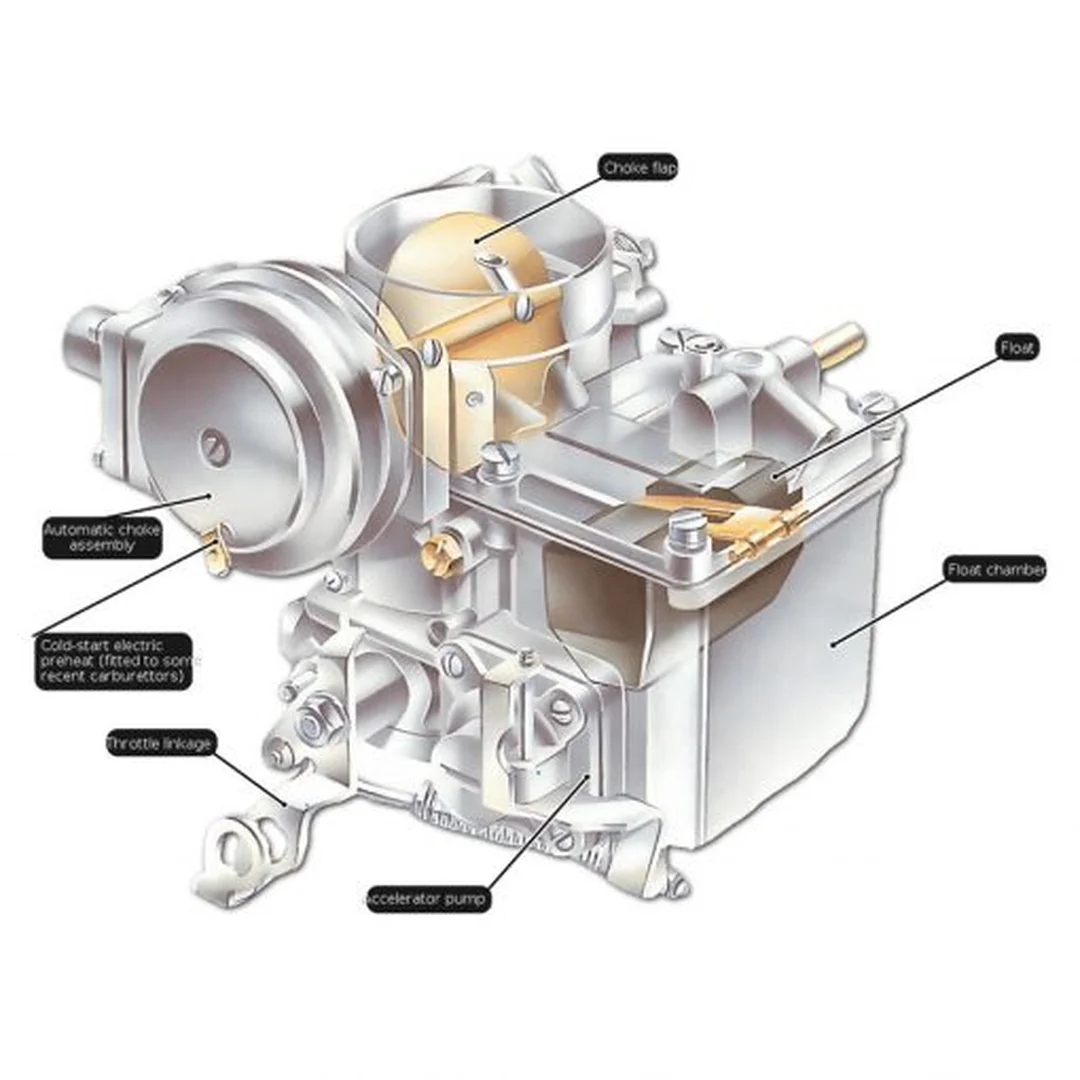Hướng dẫn vệ sinh bình xăng con Wave đúng kỹ thuật 7 Chi tiết bên trong bộ chế hòa khí xe Wave trước khi làm sạch