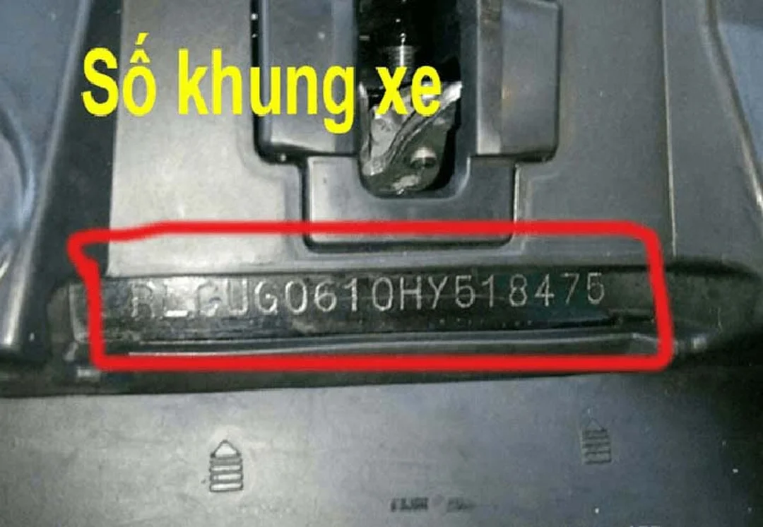 Hướng dẫn kiểm tra số khung xe Wave nằm ở đâu chính xác 6 Ý nghĩa các ký tự quan trọng trên số khung xe Wave